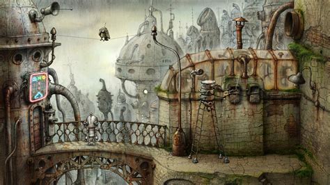 Machinarium、独特な世界観で冒険するスチームパンク風アドベンチャーゲーム！